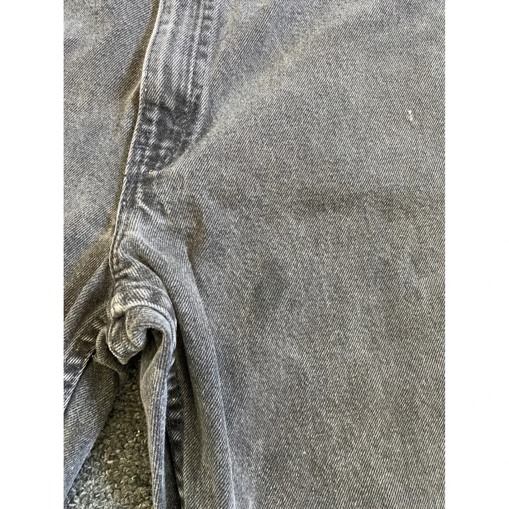 Vintage Levi's 560 Orange Tab Jeans Gray Mens 36x30 Loose Fit Tapered Leg USA